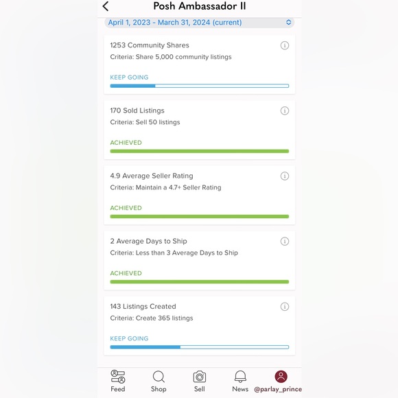 POSH AMBASSADOR LEVEL 2 SELLER 💞🏷🛍 UPDATES! 12-18-2023 POSH sales discounts💞 - Picture 4 of 10